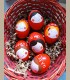 Personalized Ξύλινο Κόκκινο Πασχαλινό Αυγό
