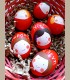 Personalized Ξύλινο Κόκκινο Πασχαλινό Αυγό -5,7εκ
